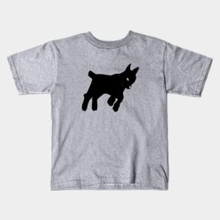 black pygmy goat Kids T-Shirt